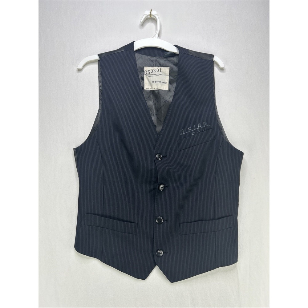 G-Star Raw Vest Waistcoat men's Black Size Large